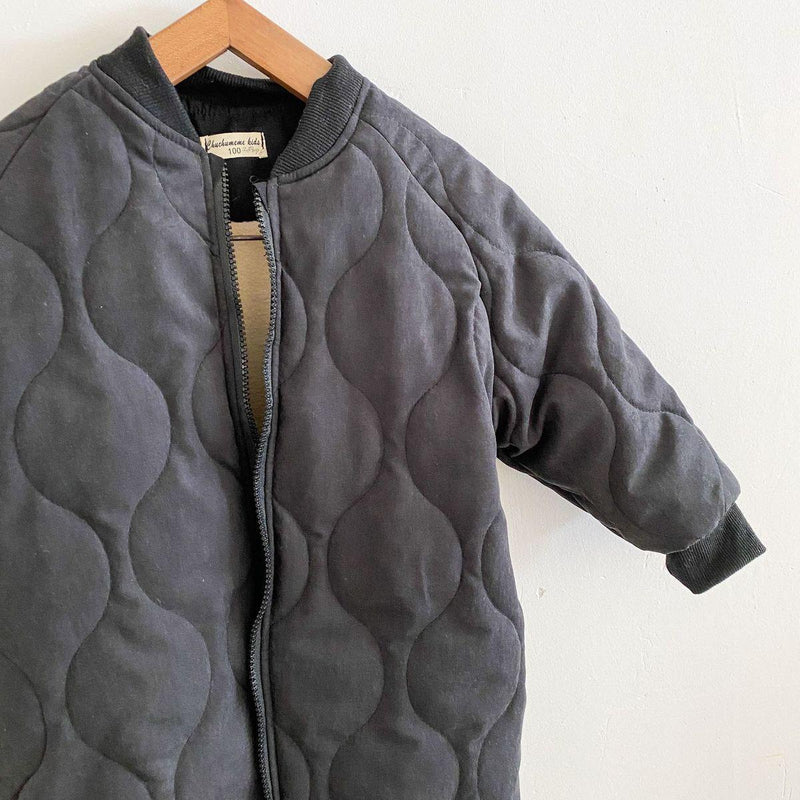 quilting long jacket