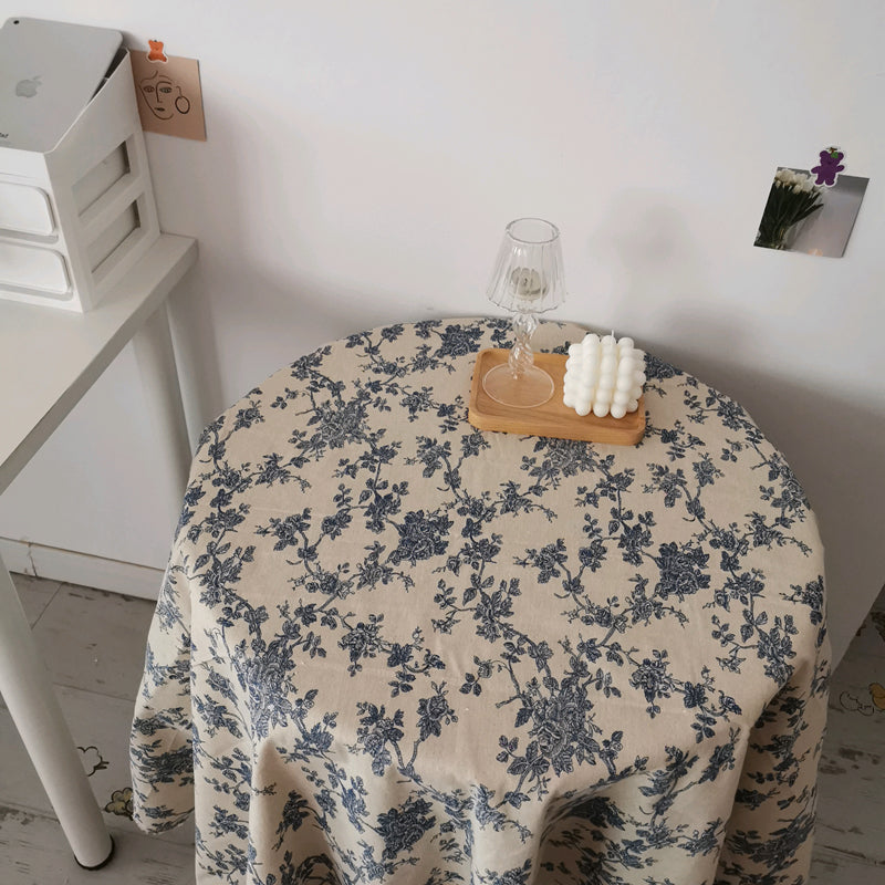 flower table cloth