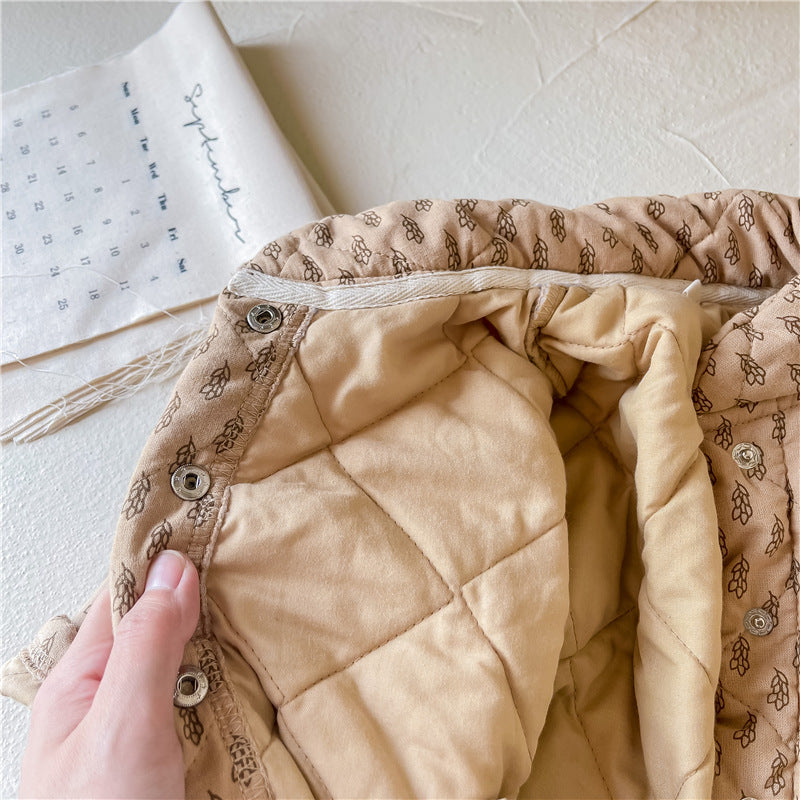 wheat quilting jacket