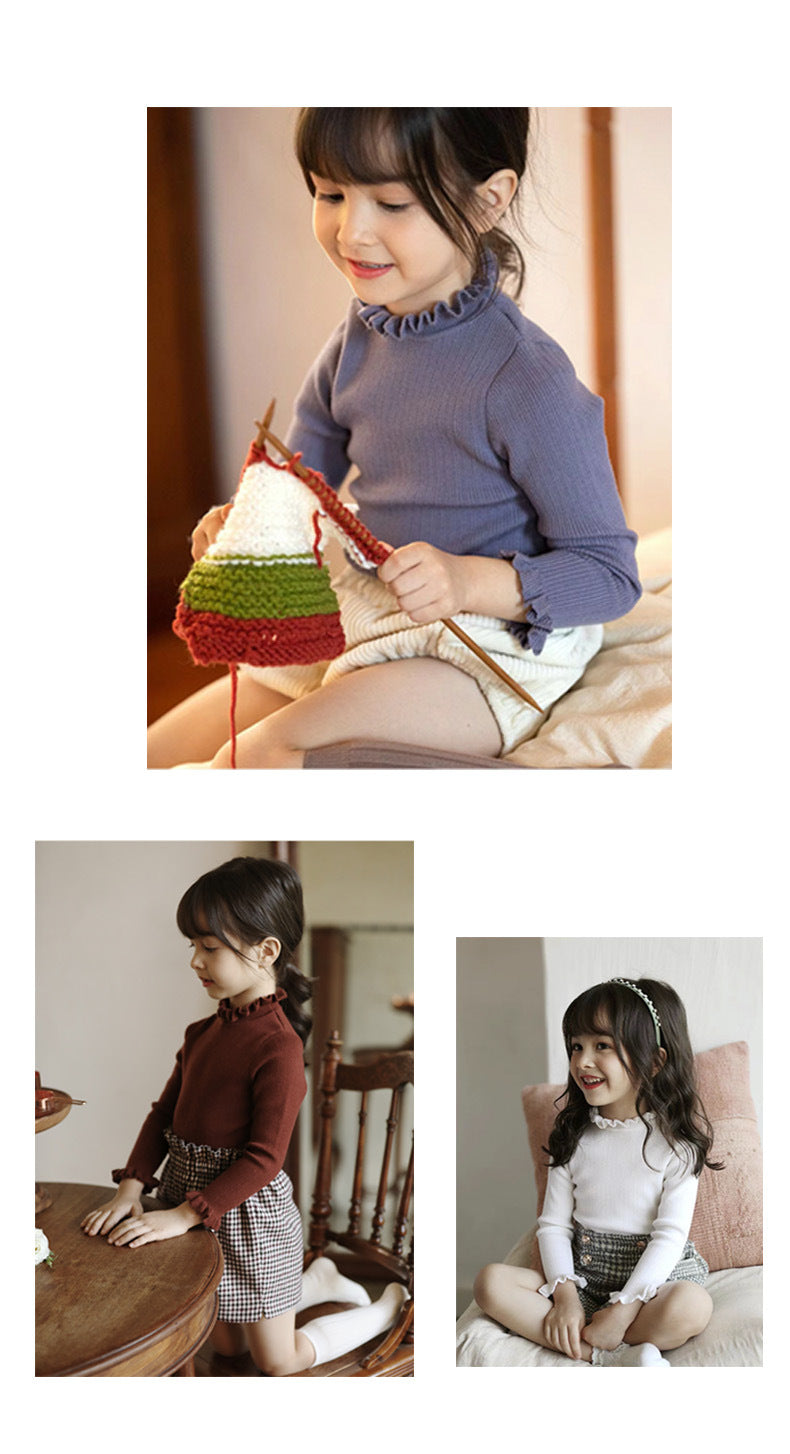 一部即納　Lilly lace knit tops