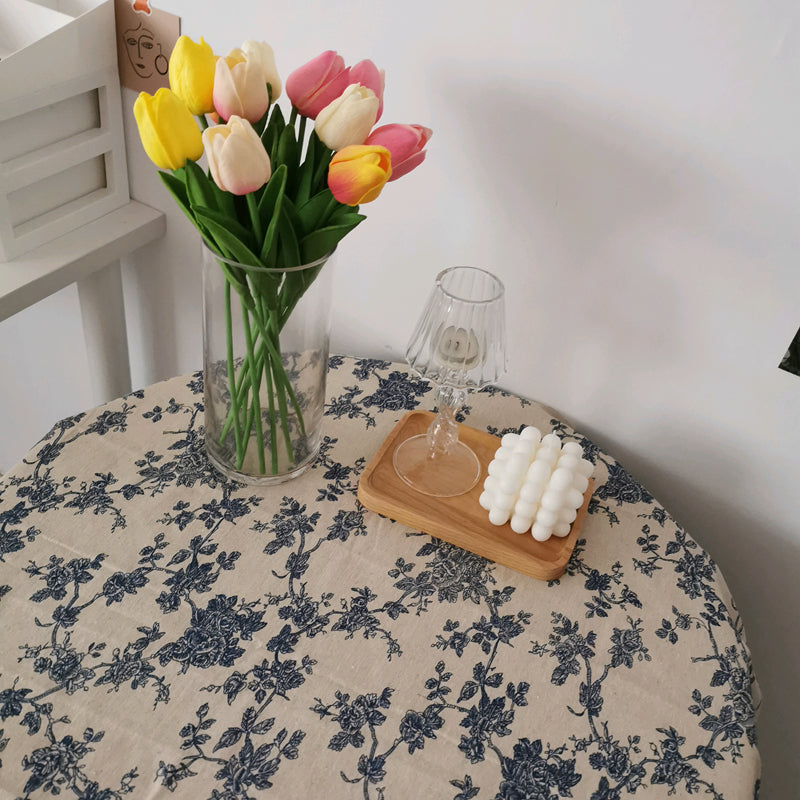 flower table cloth
