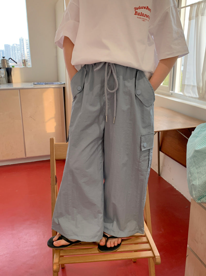 high waist cargo pants(速乾) 【for kids , jr. & mom 】